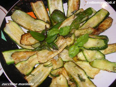 Zucchine marinate